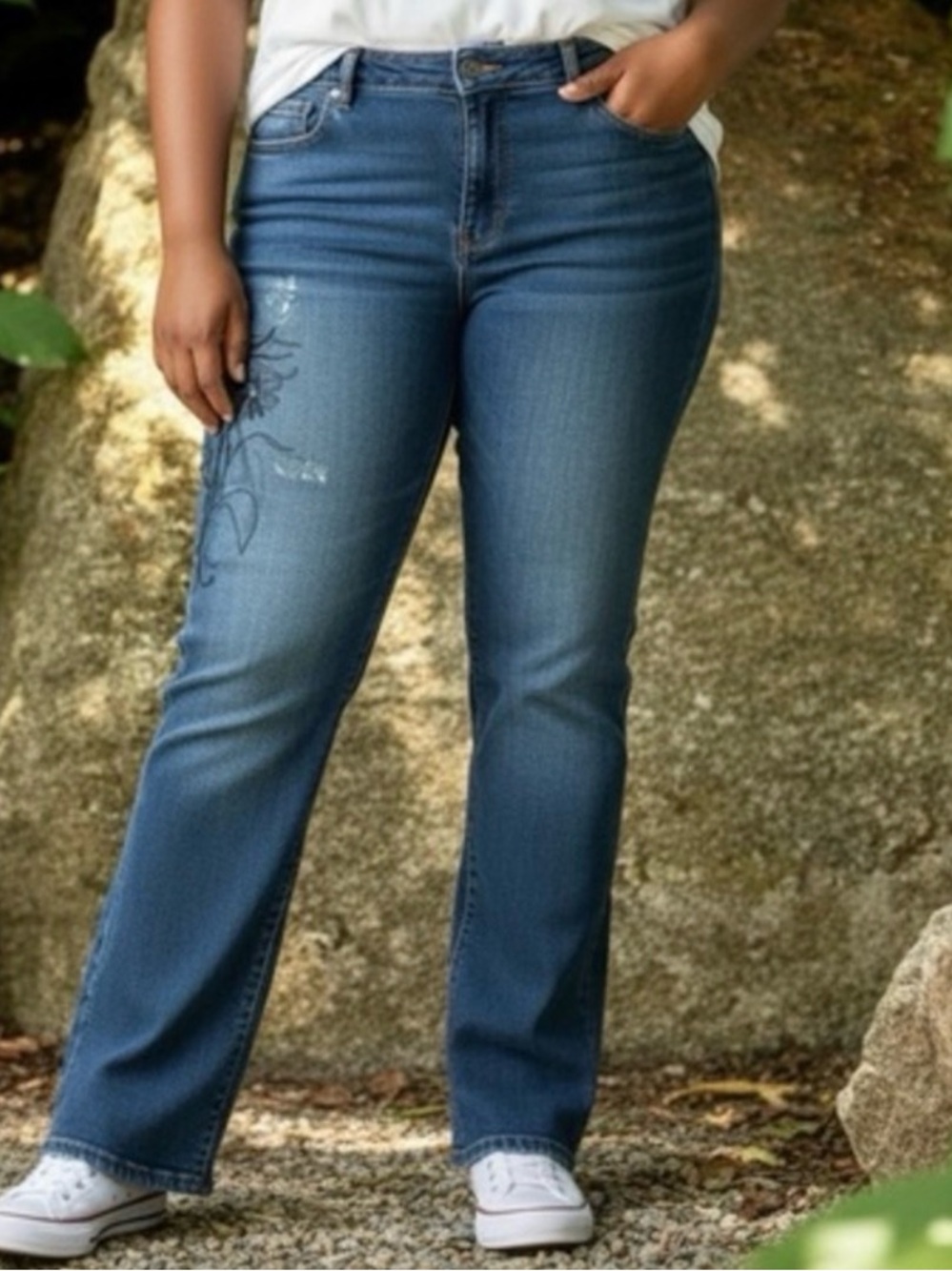Old Navy Embellished Boot Cut Jeans NWT